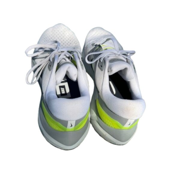 10.5White Neon Green Air Zoom Vomero 16 Nike Trainers Running Shoes Light Use - Picture 2 of 4